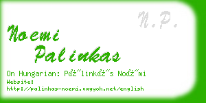 noemi palinkas business card